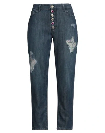 Blugirl Blumarine Blugirl Woman Jeans Blue Size 30 Cotton, Elastane