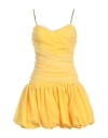 Blugirl Blumarine Woman Mini Dress Yellow Size 4 Polyamide