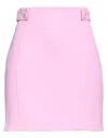 Blugirl Woman Mini Skirt Pink Size 12 Polyester, Elastane In Pink