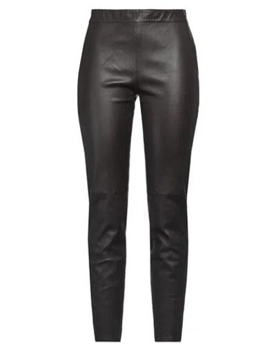 Blugirl Blumarine Woman Pants Black Size 10 Lambskin