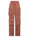 Blugirl Woman Pants Tan Size 6 Polyester, Elastane In Brown