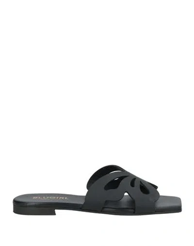 Blugirl Blumarine Woman Sandals Black Size 6 Calfskin