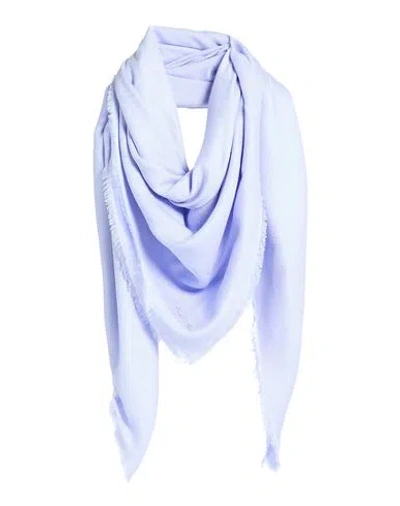 Blugirl Blumarine Woman Scarf Lilac Size - Viscose In Purple