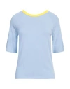 Blugirl Woman Sweater Sky Blue Size 8 Viscose, Polyester
