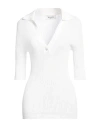 Blugirl Blumarine Woman Sweater White Size 8 Viscose, Polyamide