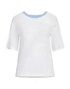 Blugirl Woman Sweater White Size 8 Viscose, Polyester In White