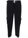 Blugirl Cady Stretch Wool Cargo Trousers