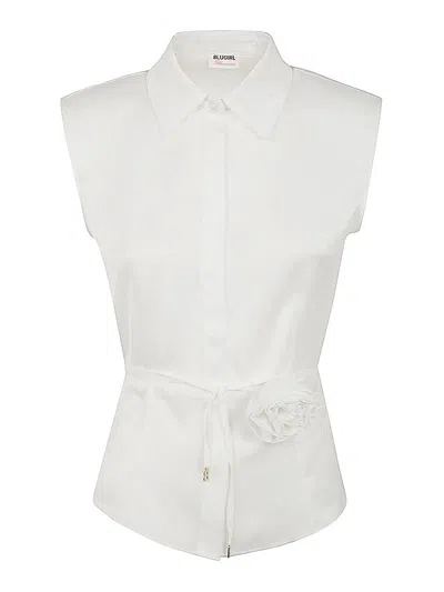Blugirl Sleeveless Shirt In White