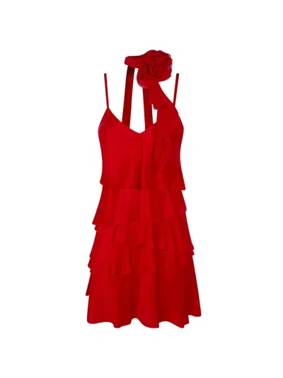 Blugirl Chic Mini Dress For Women In Red