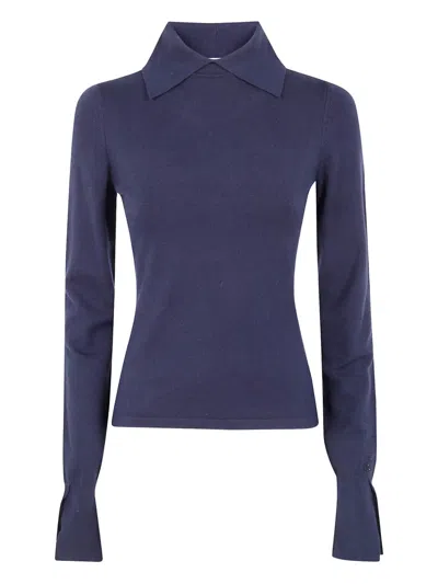Blugirl Collared Sweater In Multi