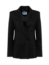 Blugirl Long-sleeved Suit Jacket In Black
