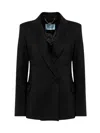 Blugirl Long-sleeved Suit Jacket In Black