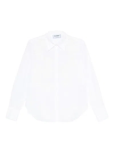 Blugirl Kids' Cotton Shirt In White