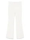 Blugirl Wide Leg Trousers With Button And Zip Fastening