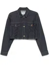 Blugirl Denim Jacket In Black