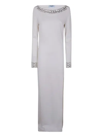 BLUGIRL CRYSTAL-EMBELLISHED LONG DRESS