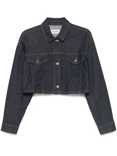 Blugirl Denim Jacket In Black