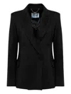 Blugirl Long-sleeved Suit Jacket In Black