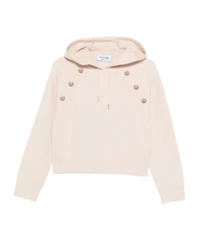 BLUGIRL DRAWSTRING HOODED SWEATSHIRT