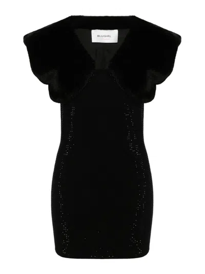 Blugirl Vestido Midi - Negro In Black