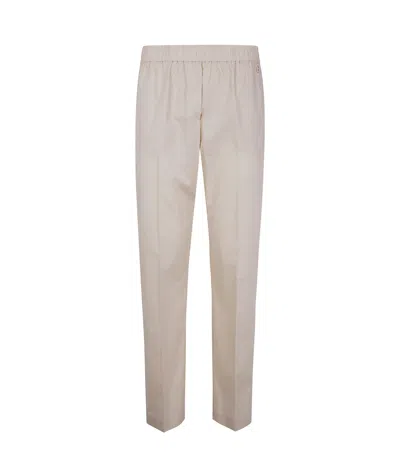 Blugirl Ecs Parachute Canvas Trousers In Beige
