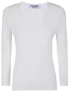 Blugirl Ecs Viscose V Neck Sweater