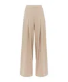 Blugirl Elastic Pleated Casual Pants In Nude