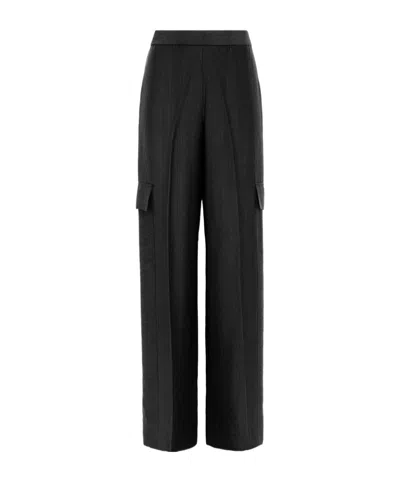 Blugirl Elastic Waist Casual Pants In Black