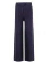 Blugirl Knit Trousers Jacquard In Blue