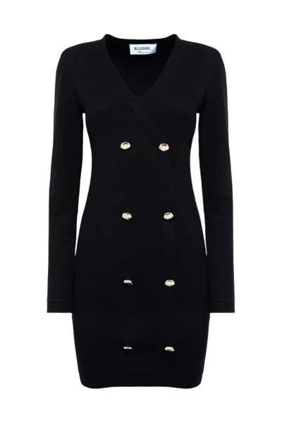 Blugirl Elegant Mini Dress For Every Occasion In Black