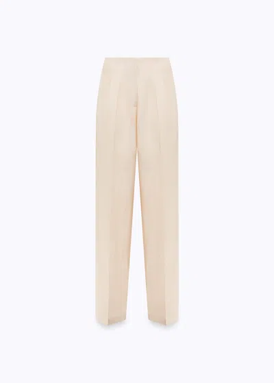 Blugirl Fabric Trousers Ra6094-t8823 In Neutral