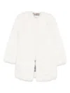 Blugirl Faux-fur Coat In White
