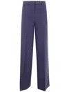 Blugirl Flanel Stretch Wide Leg Trousers In Multi