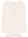 Blugirl Floral-pattern Top In Neutrals