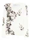 Blugirl Floral-print Top In White