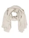 Blugirl Fringed Scarf In White