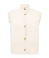 Blugirl Fur Effect Knitted Vest In Neutral