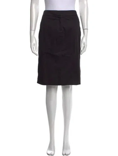 Pre-owned Blugirl Knee-length Skirt In Black