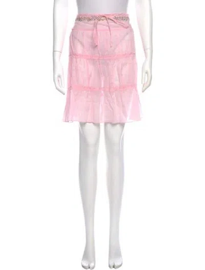Pre-owned Blugirl Knee-length Skirt In Pink
