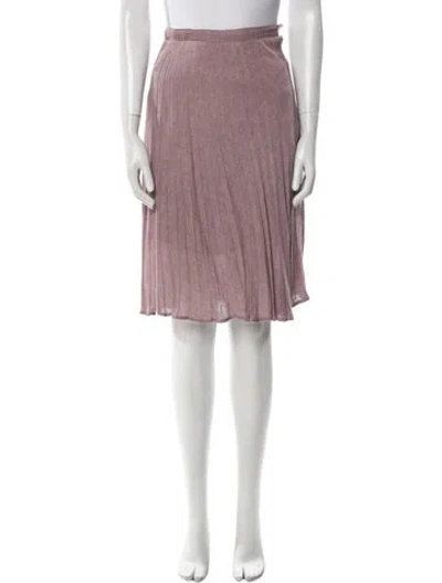Pre-owned Blugirl Knee-length Skirt In Purple