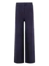 Blugirl Knit Trousers Jacquard In Blue