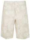 Blugirl Linen Mix Jacquard Bermuda Shorts