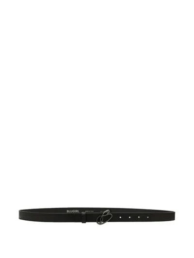 Blugirl Logo Buckle Belt In Black