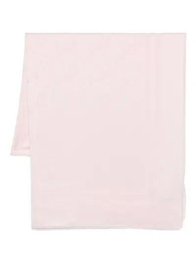 Blugirl Logo Scarf In Pink