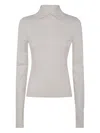 Blugirl Long-sleeve Ribbed Sweater In Multi