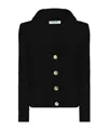 Blugirl Sophisticated Black Sweater With Shawl Collar In Black