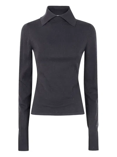 Blugirl Long-sleeve T-shirt In Black