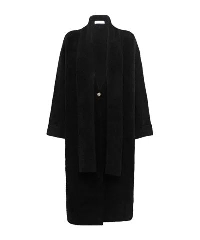Blugirl Long-sleeved Cardigan In Black