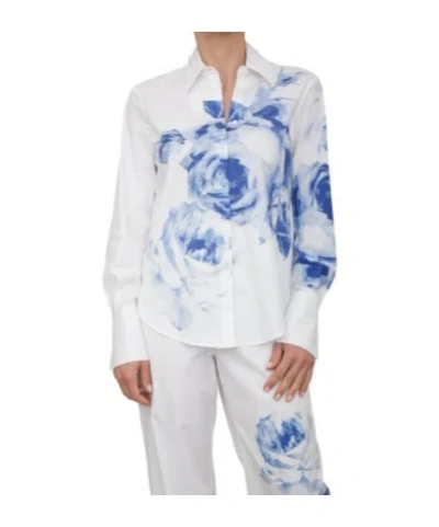 Blugirl Long-sleeved Shirt In White
