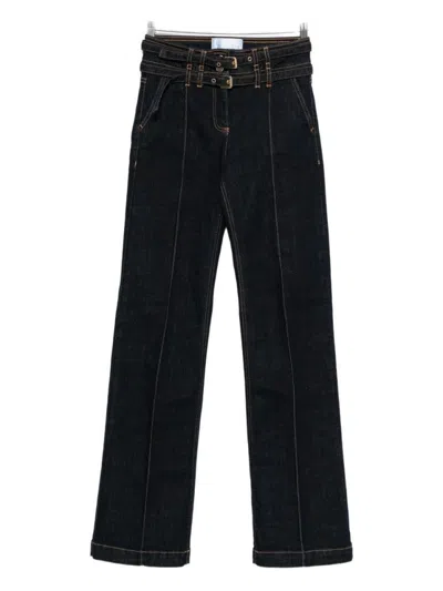 BLUGIRL MID-RISE STRAIGHT-LEG JEANS